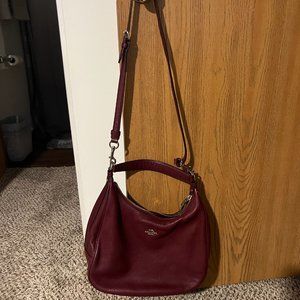 Burgundy Coach Purse
